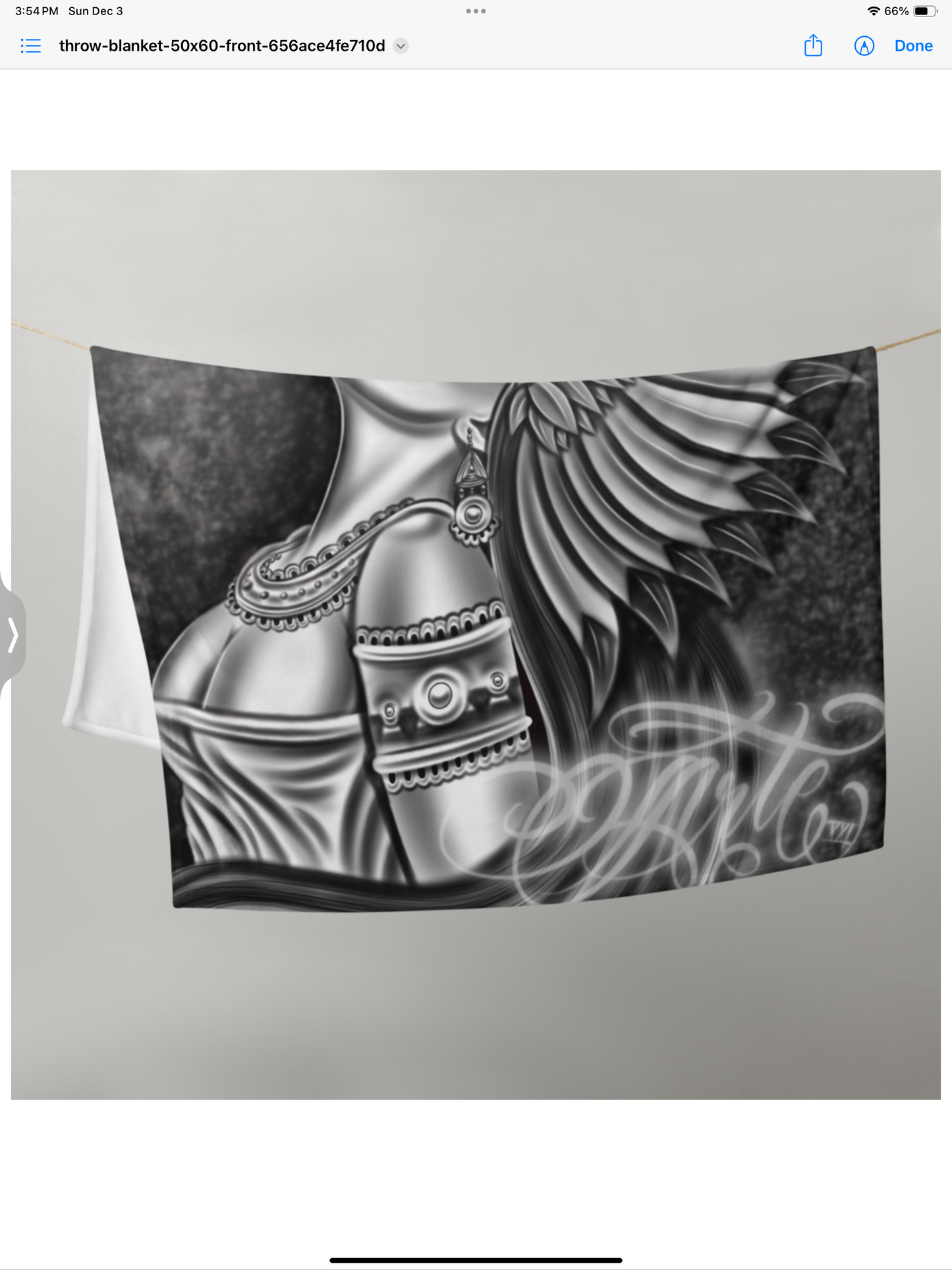 Throw Blanket “Sacrificial Princess”
