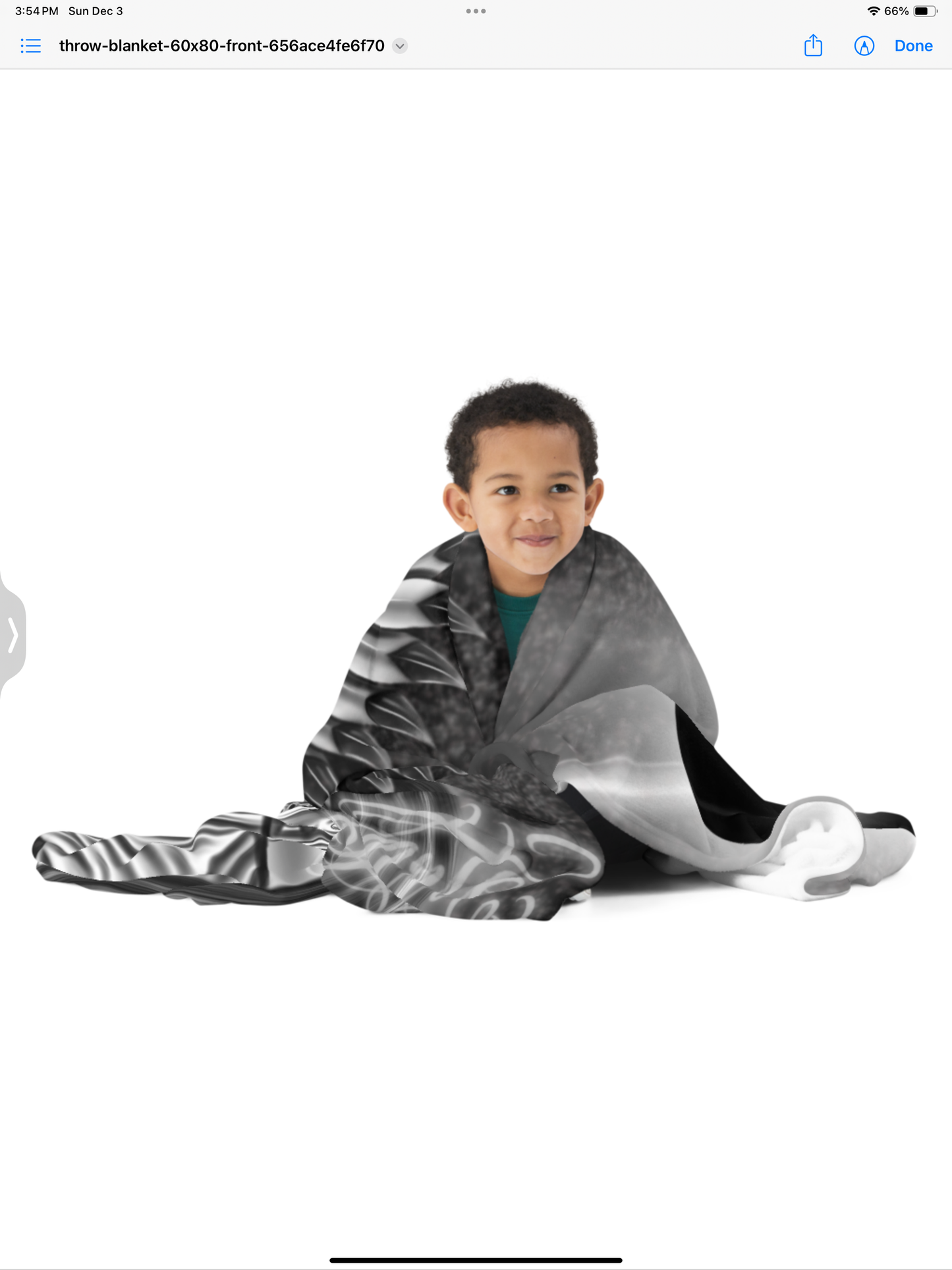 Throw Blanket “Sacrificial Princess”