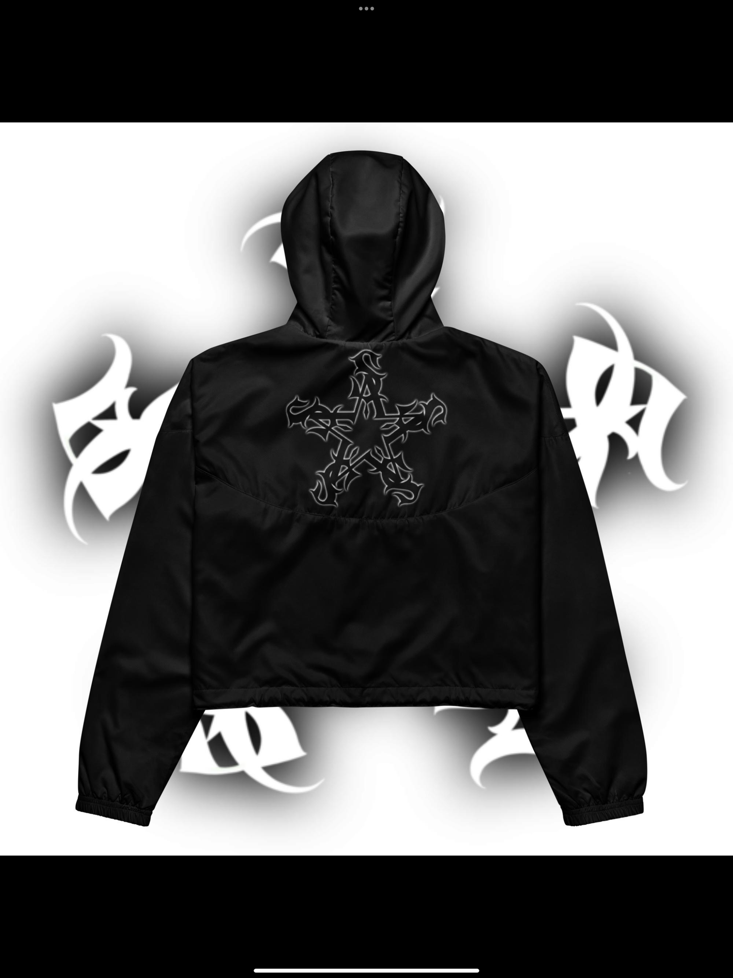 Cropped Windbreaker “Hopeless Romantic”