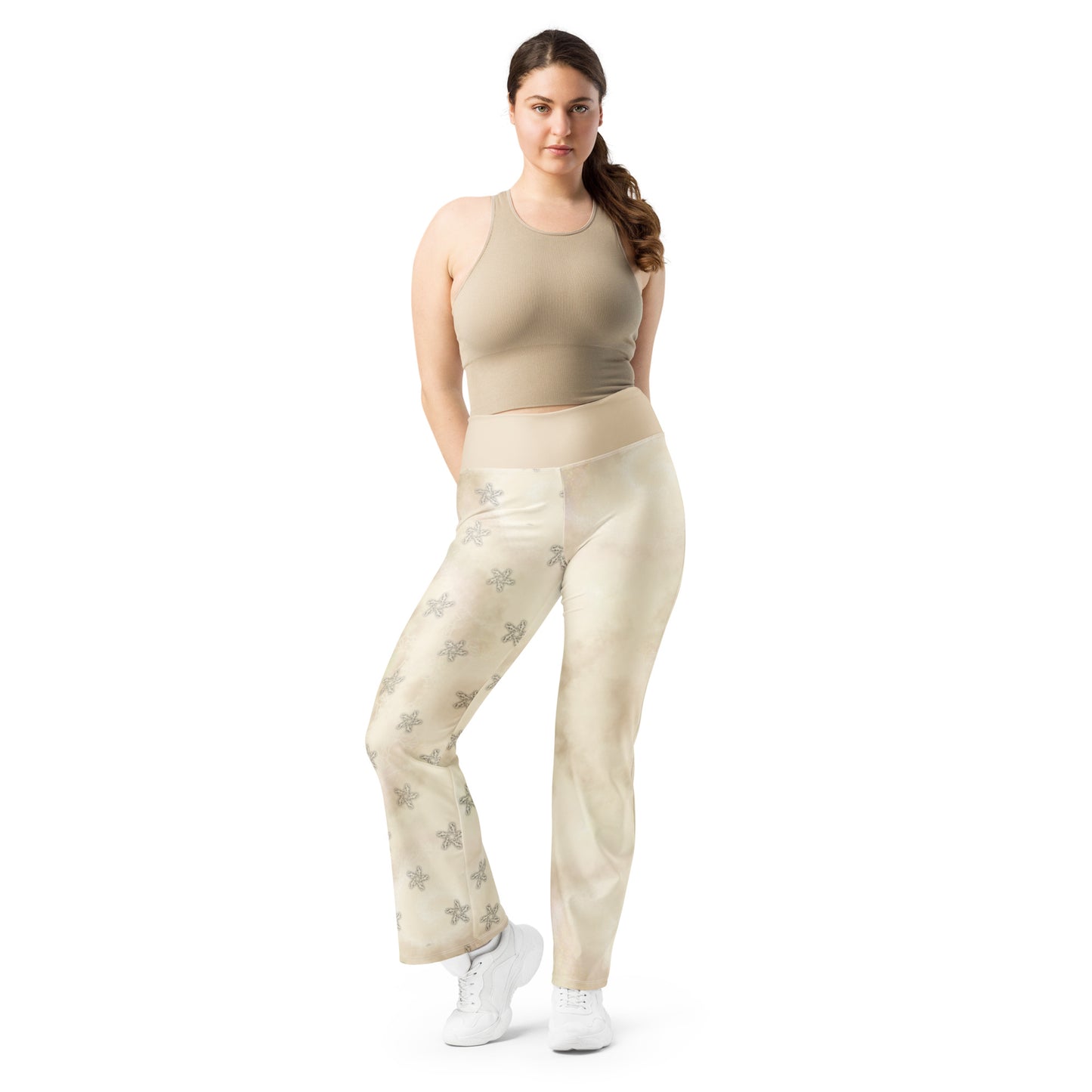Flare leggings Apricot white Storm
