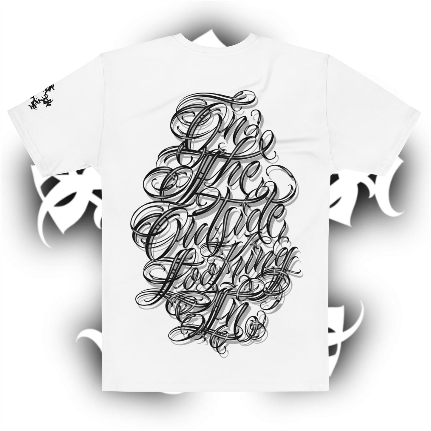 Lightweight T -white “On the Outside Looking In”