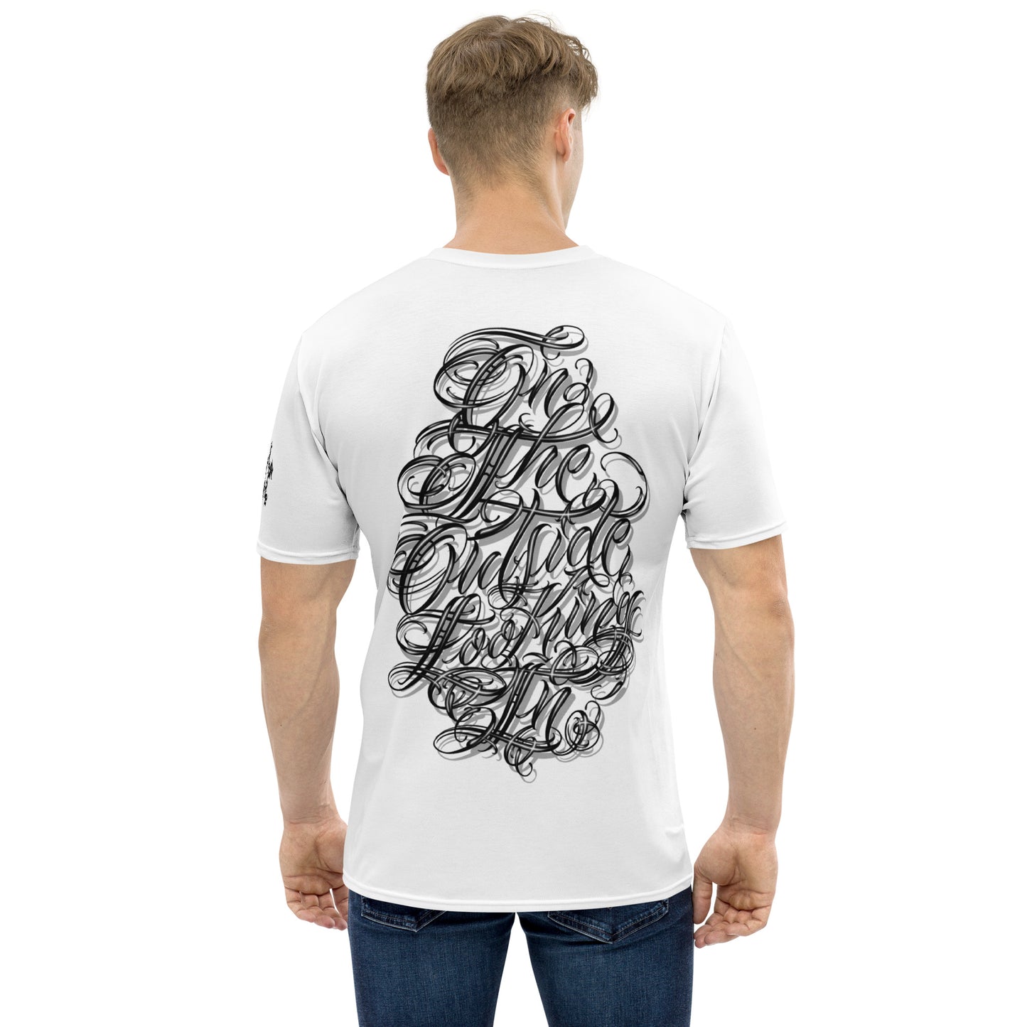 Lightweight T -white “On the Outside Looking In”
