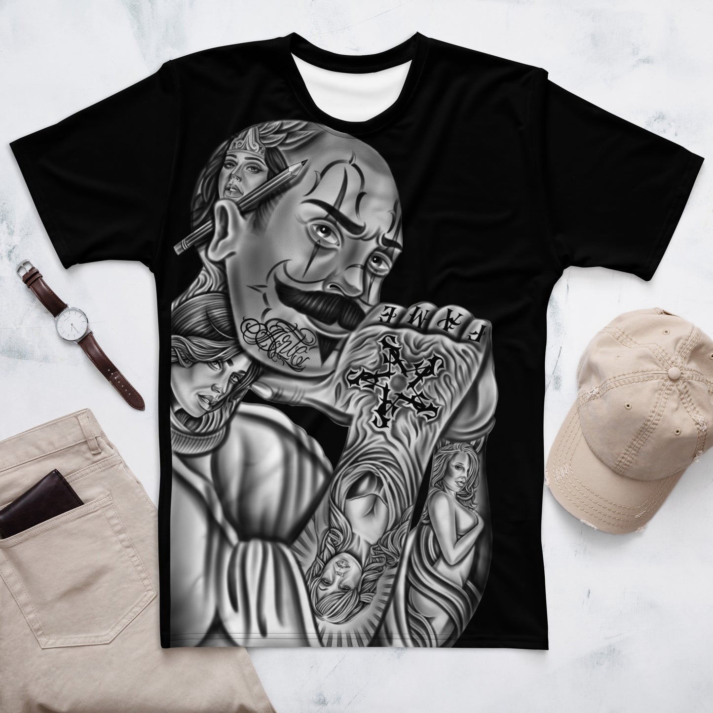 Lightweight T “Tatted and Ambitious”