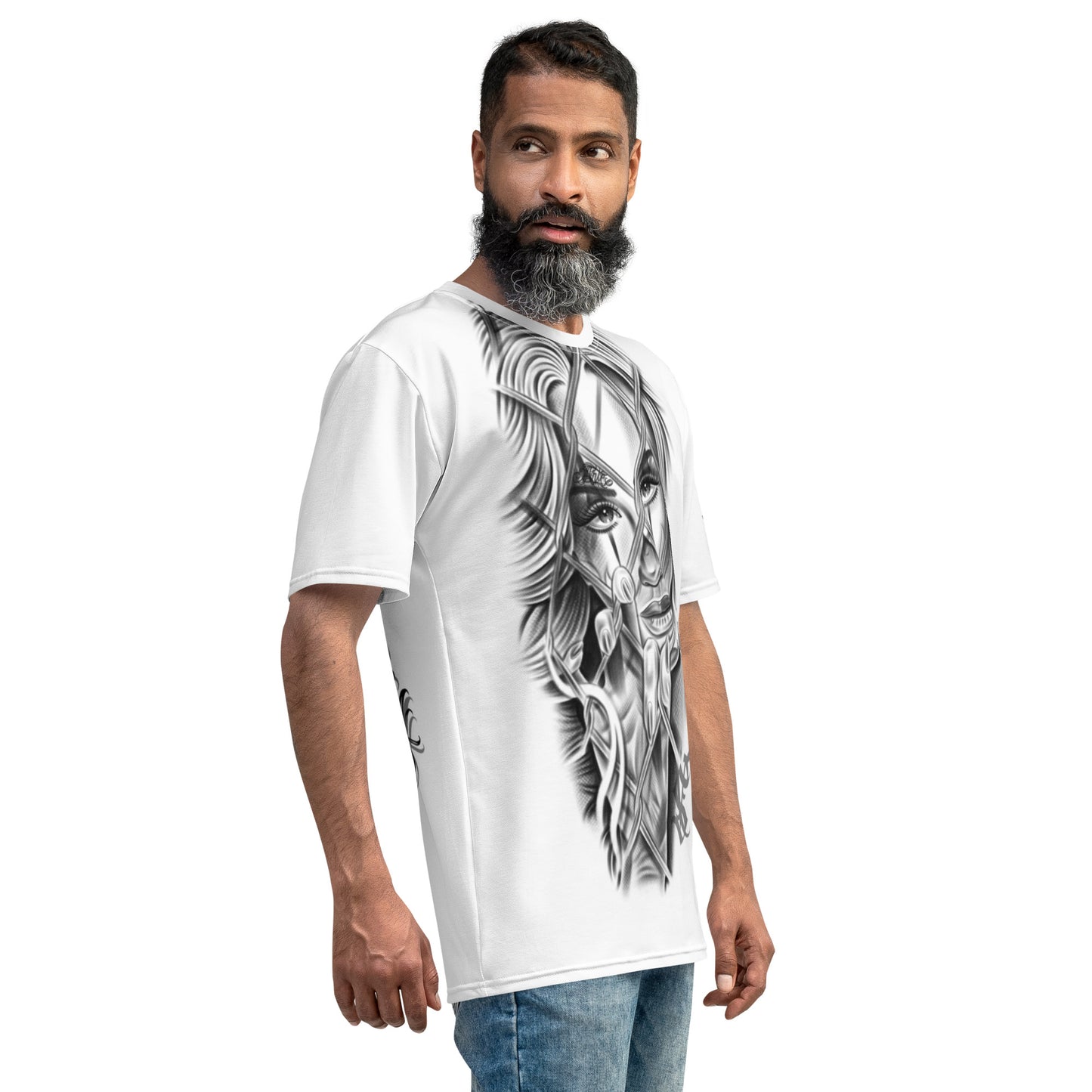 Lightweight T -white “On the Outside Looking In”
