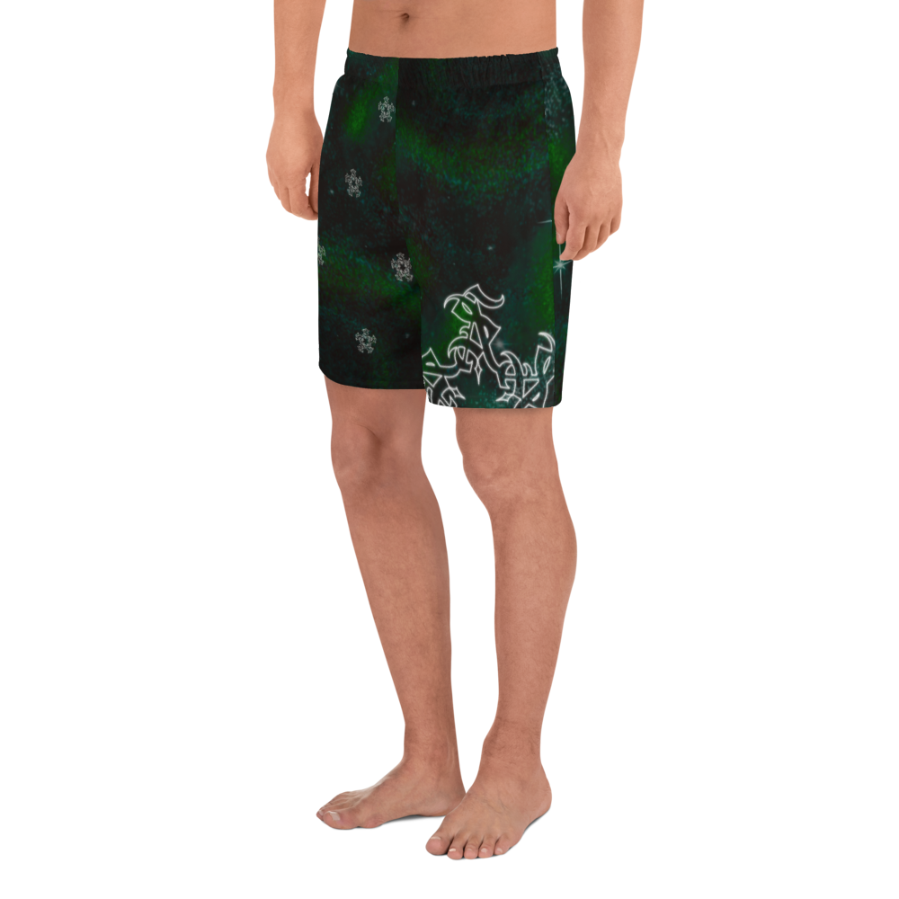 Athletic Shorts “Green Cosmos”