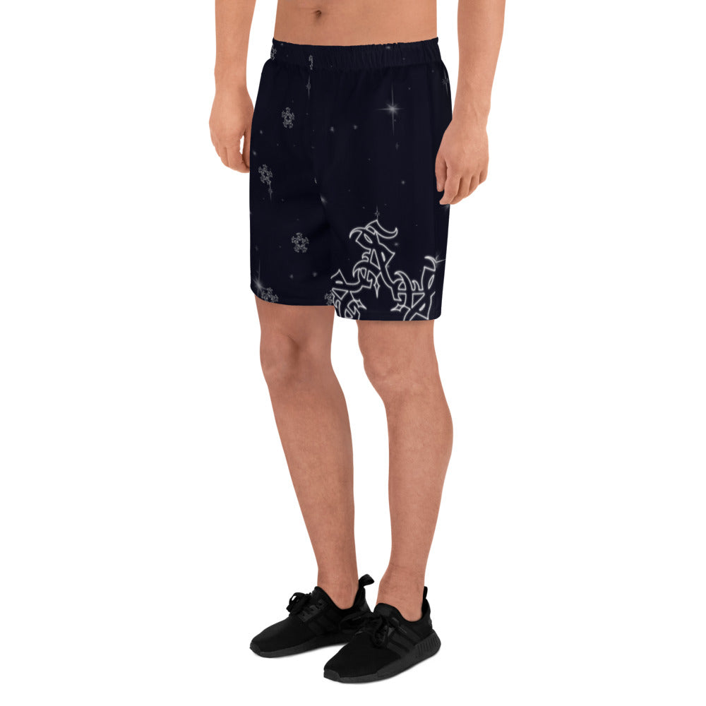 Athletic Shorts “Black Starry Night”