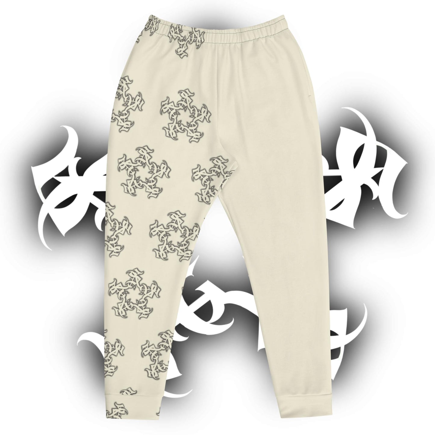 Joggers- Apricot White