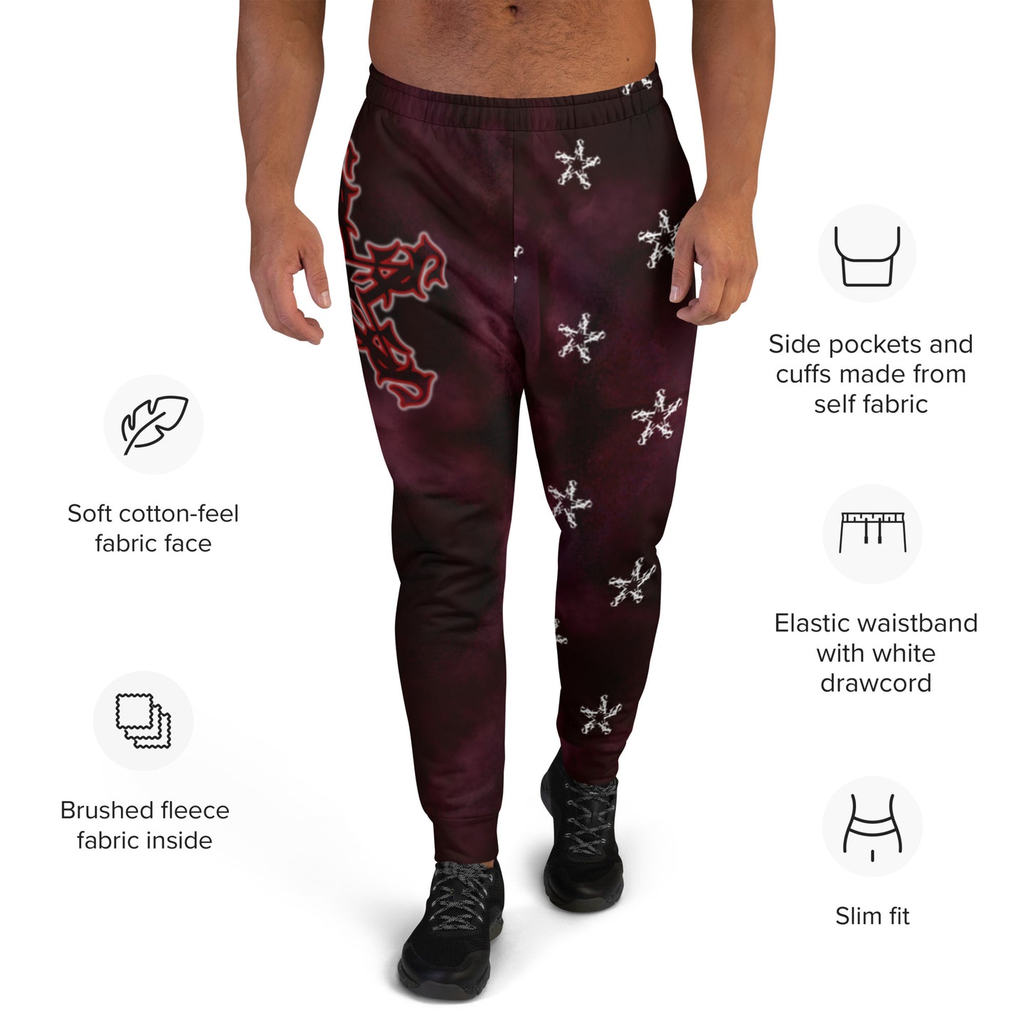 Joggers - Burgundy Storm