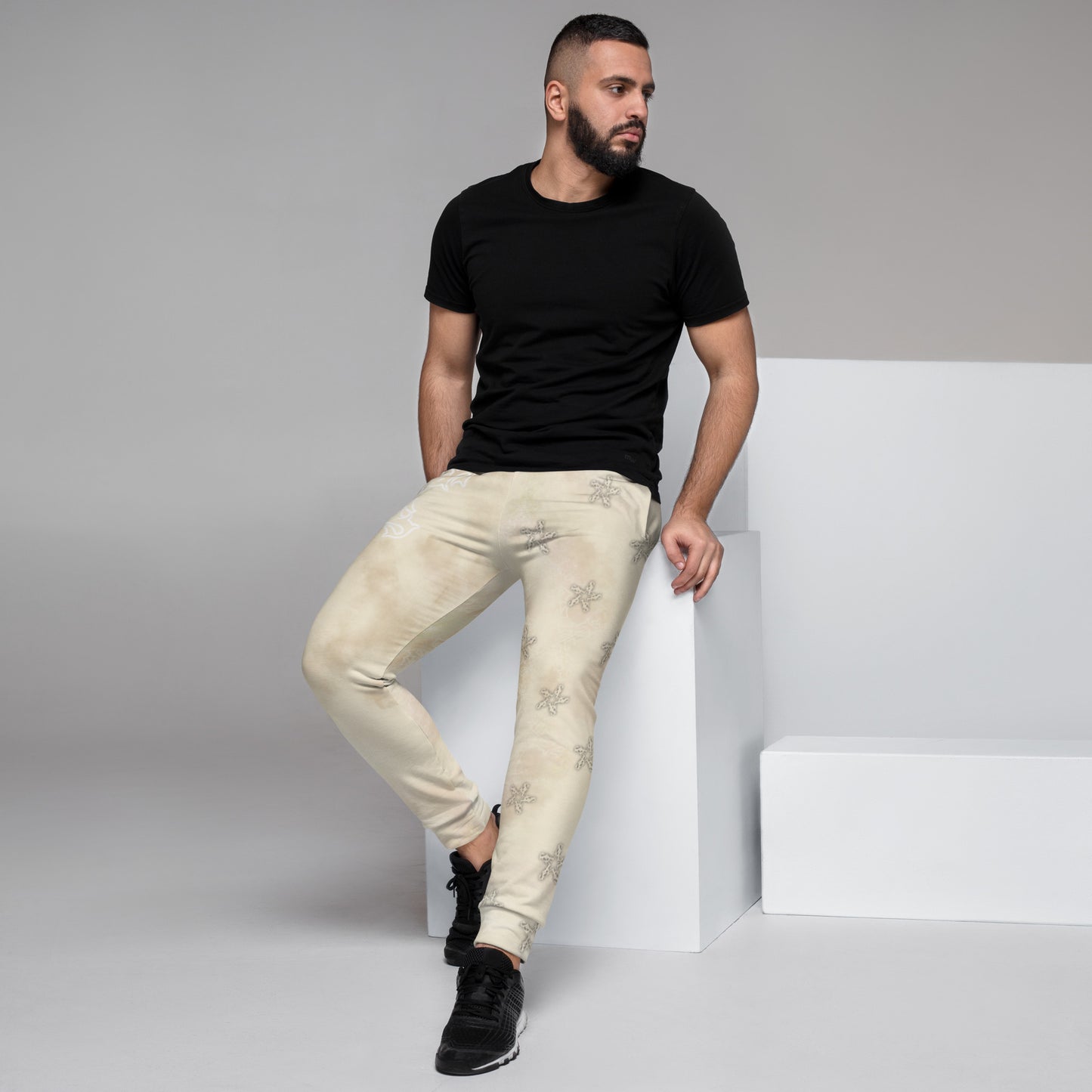 Joggers - Apricot white storm
