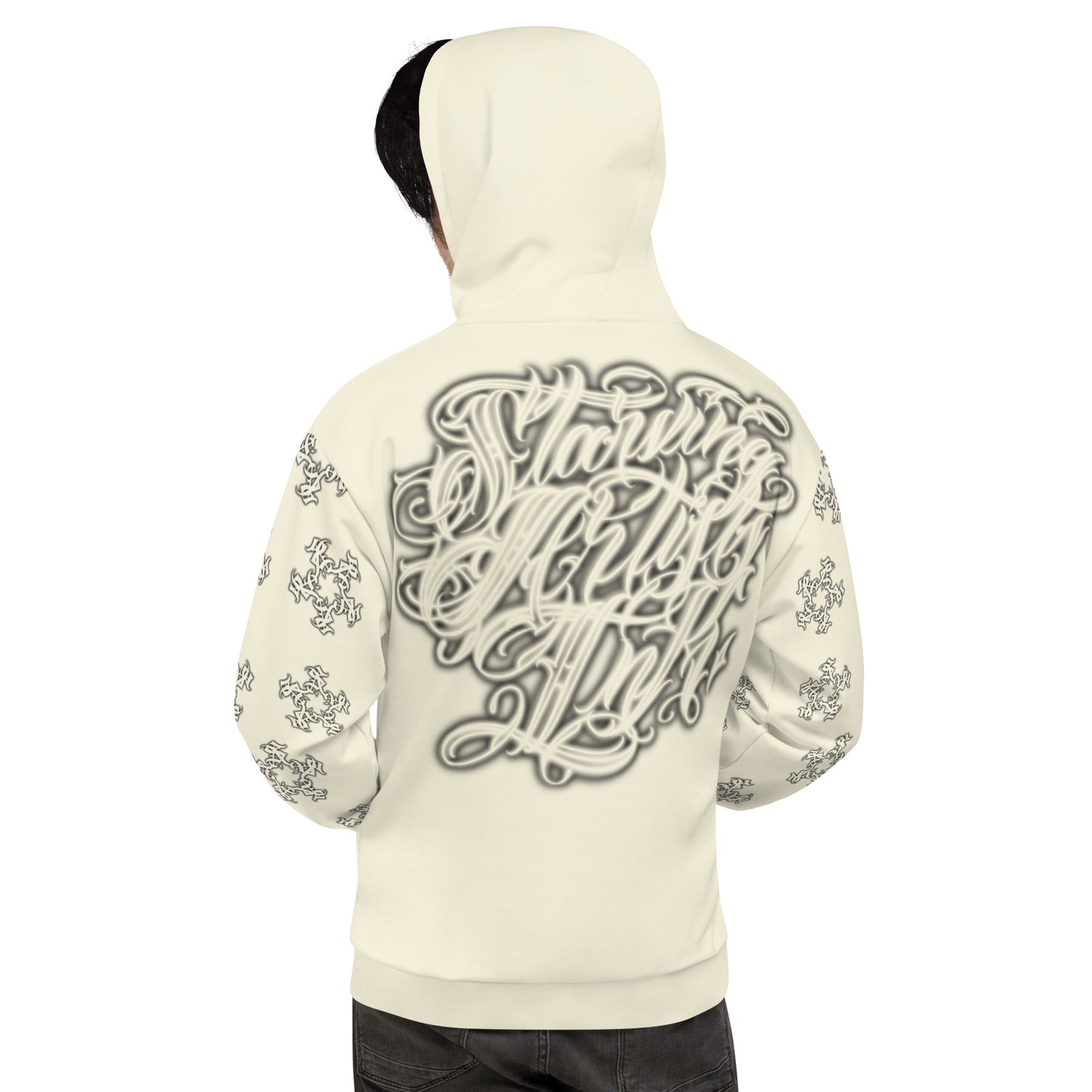 Hoodie - Apricot White “Artistic Ambitions”