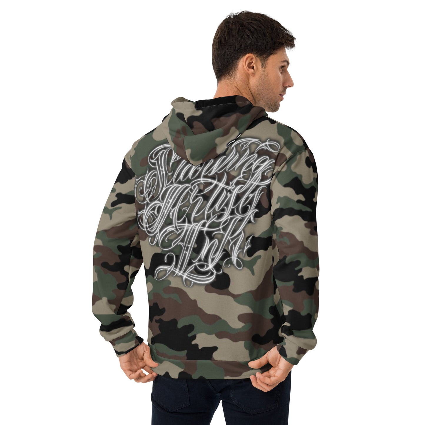 Hoodie - Camo Green “Artistic Ambitions”