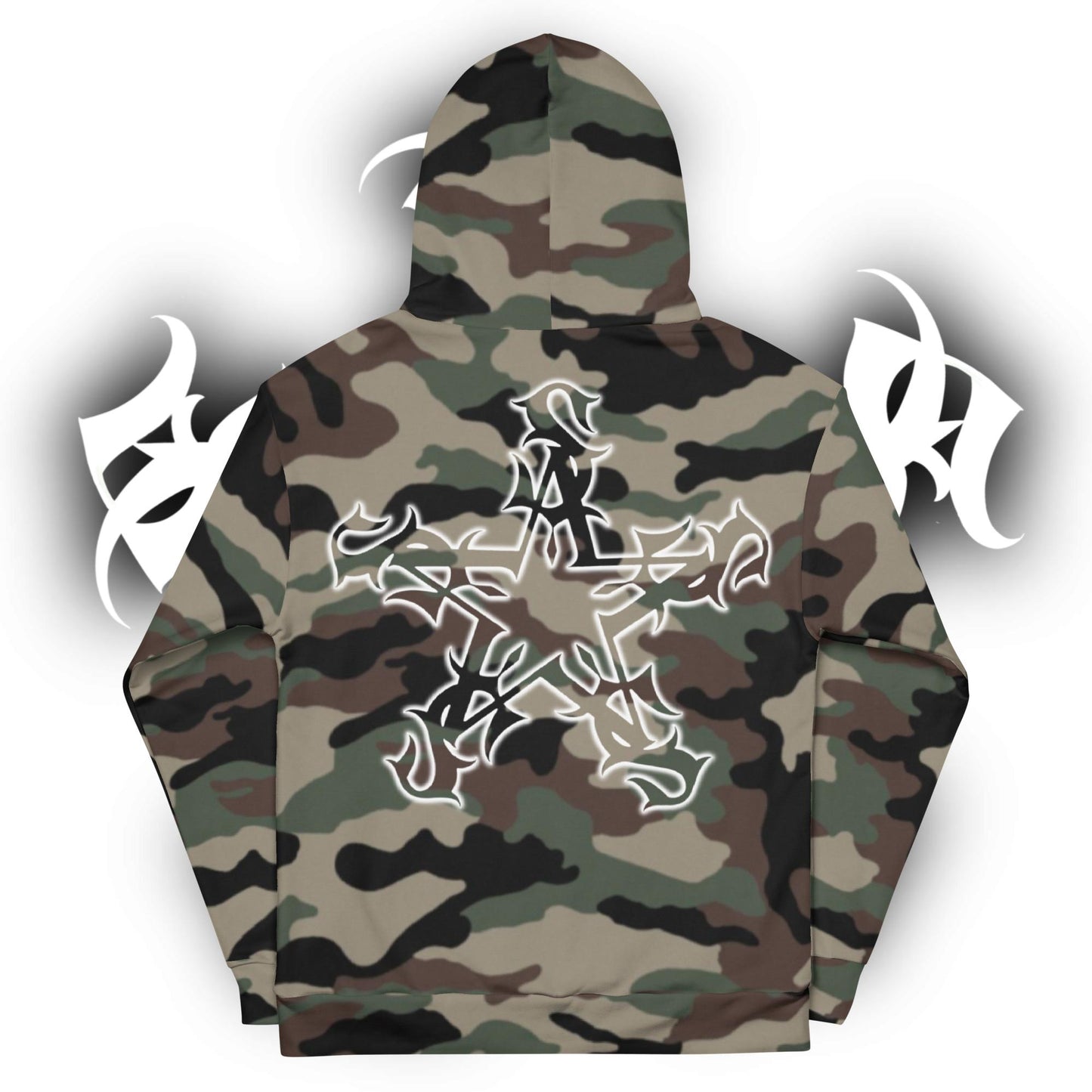 Hoodie - camo green “Strictly Business”