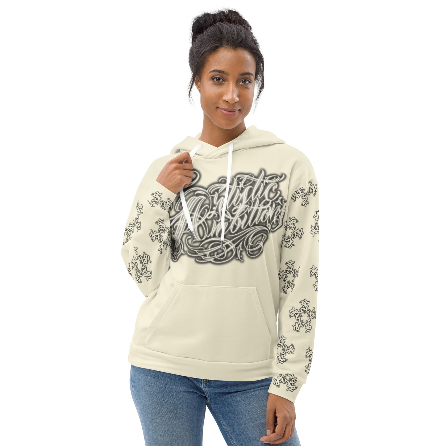 Apricot white sweat suit