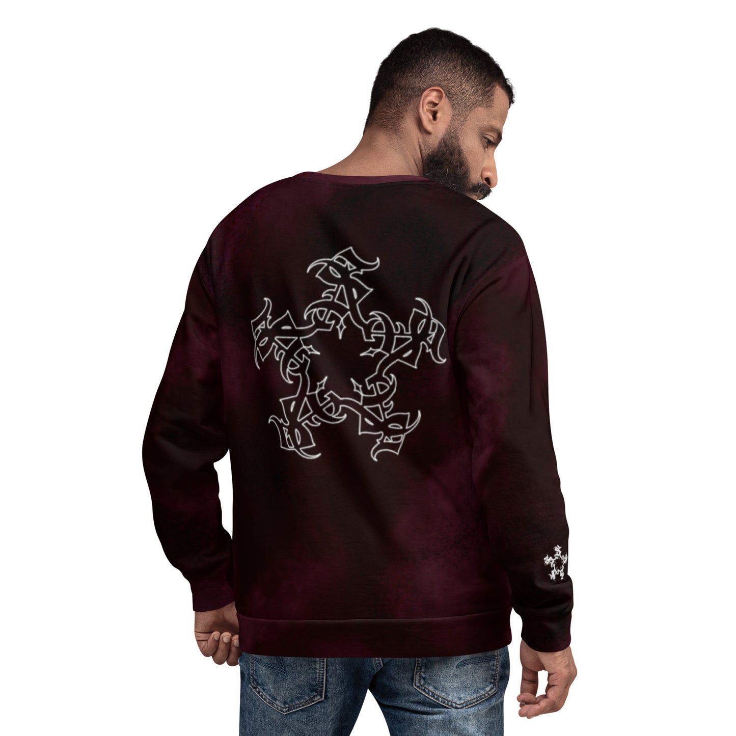 Sweatshirt - Burgundy Storm “Millionaire Mentality”