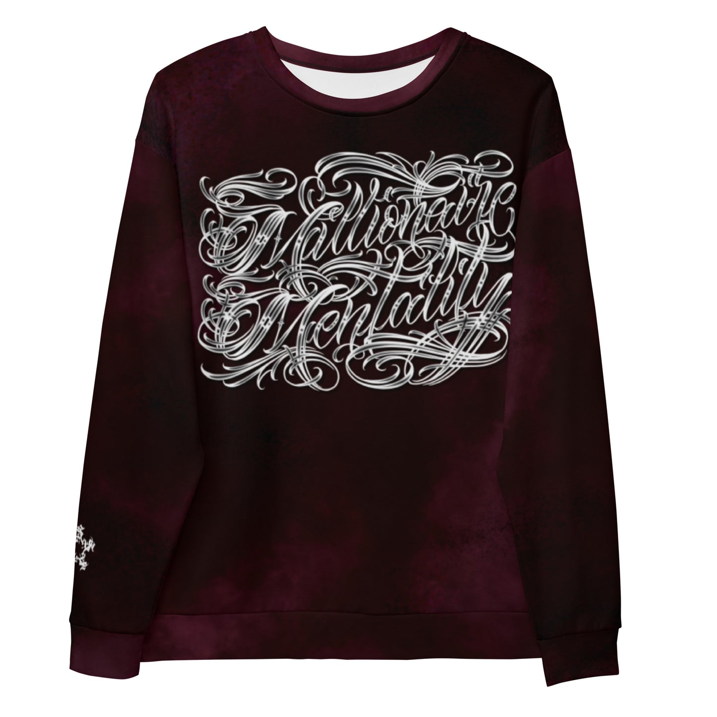 Sweatshirt - Burgundy Storm “Millionaire Mentality”