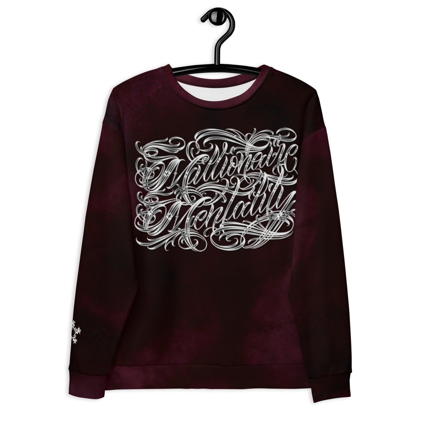 Sweatshirt - Burgundy Storm “Millionaire Mentality”