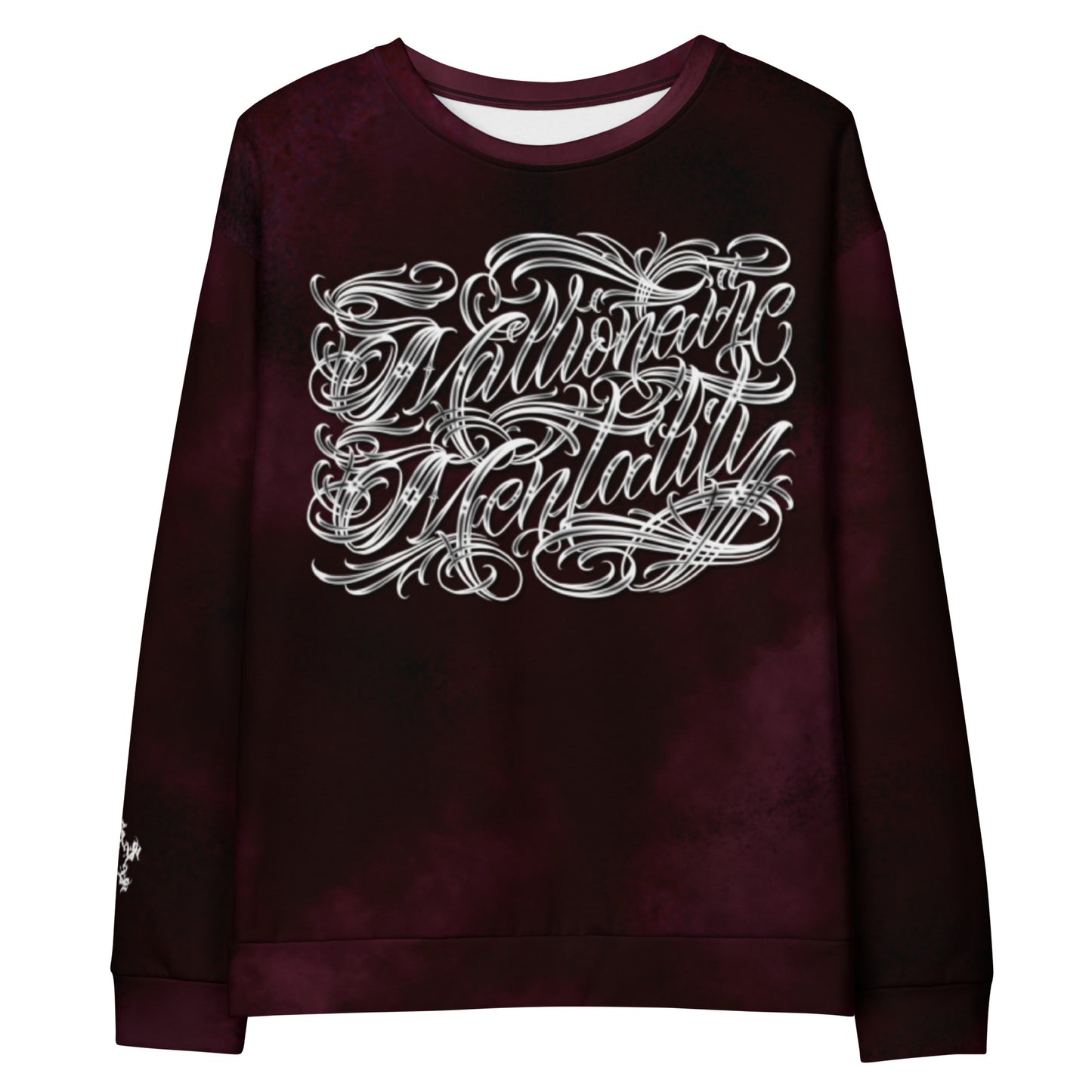 Sweatshirt - Burgundy Storm “Millionaire Mentality”