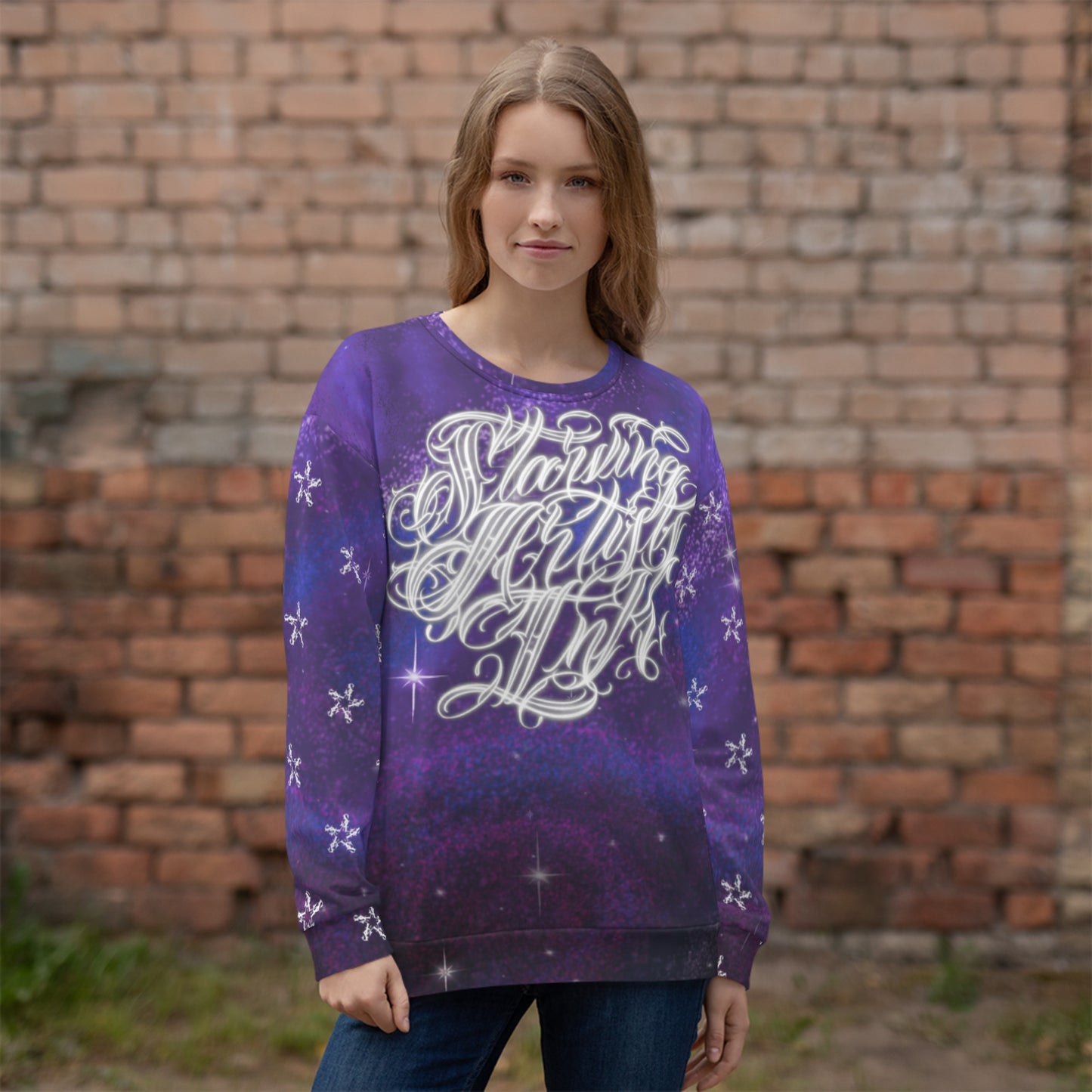Unisex Sweatshirt “Purple Galaxy SAInk”