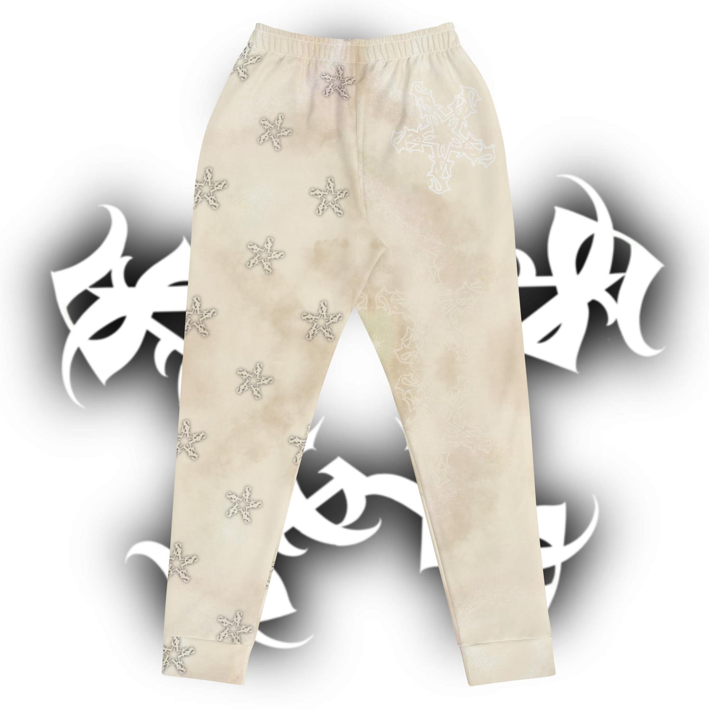 Women's Joggers - White Apricot