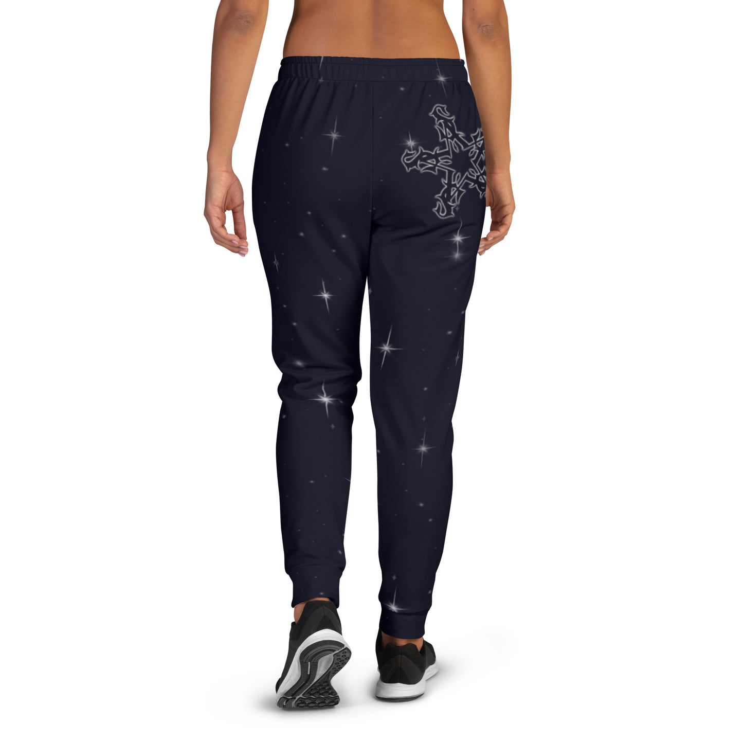 Women's Joggers - black starry night