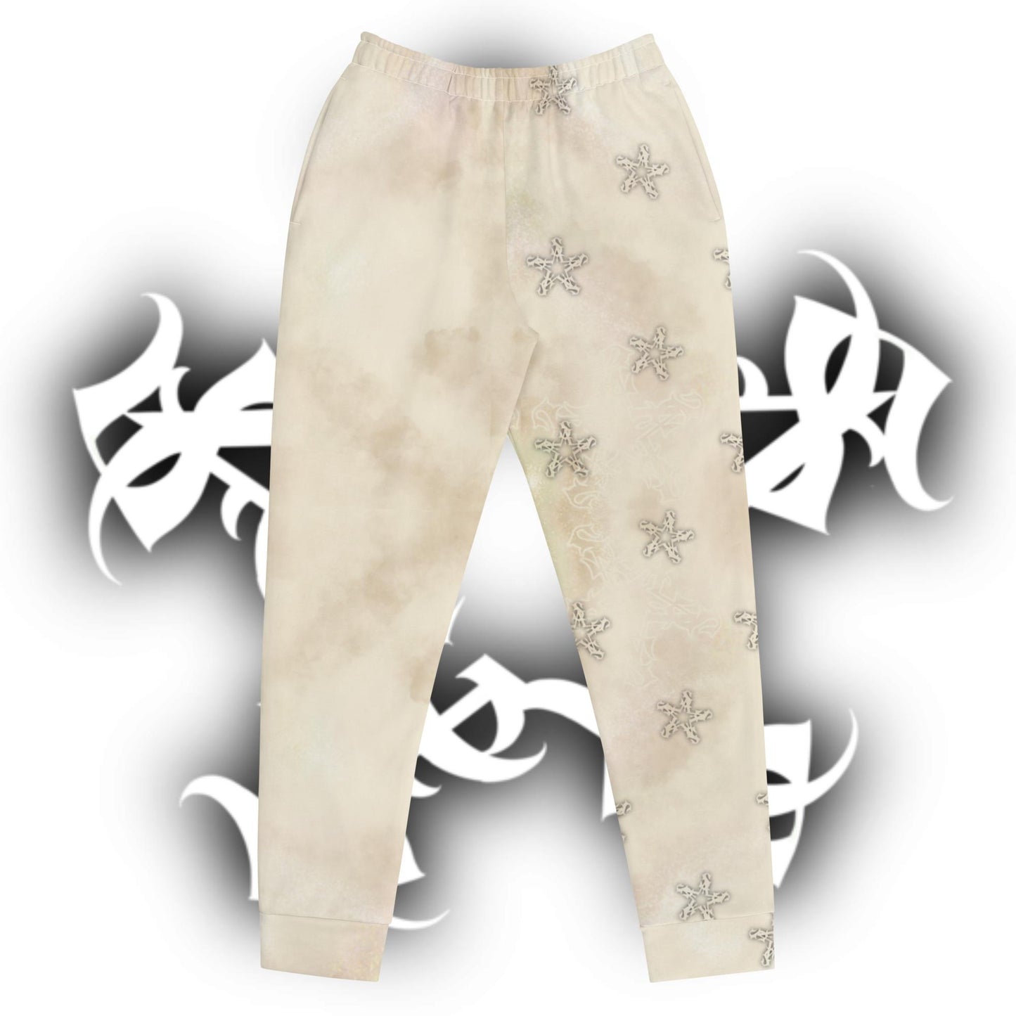 Women's Joggers - White Apricot