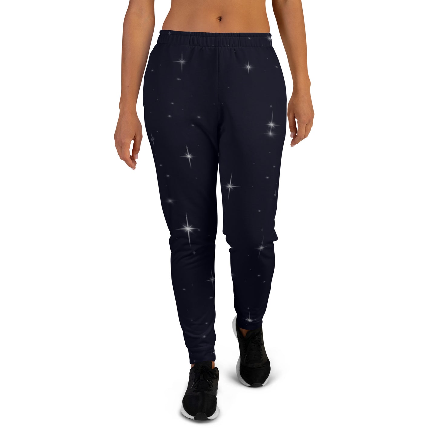 Women's Joggers - black starry night