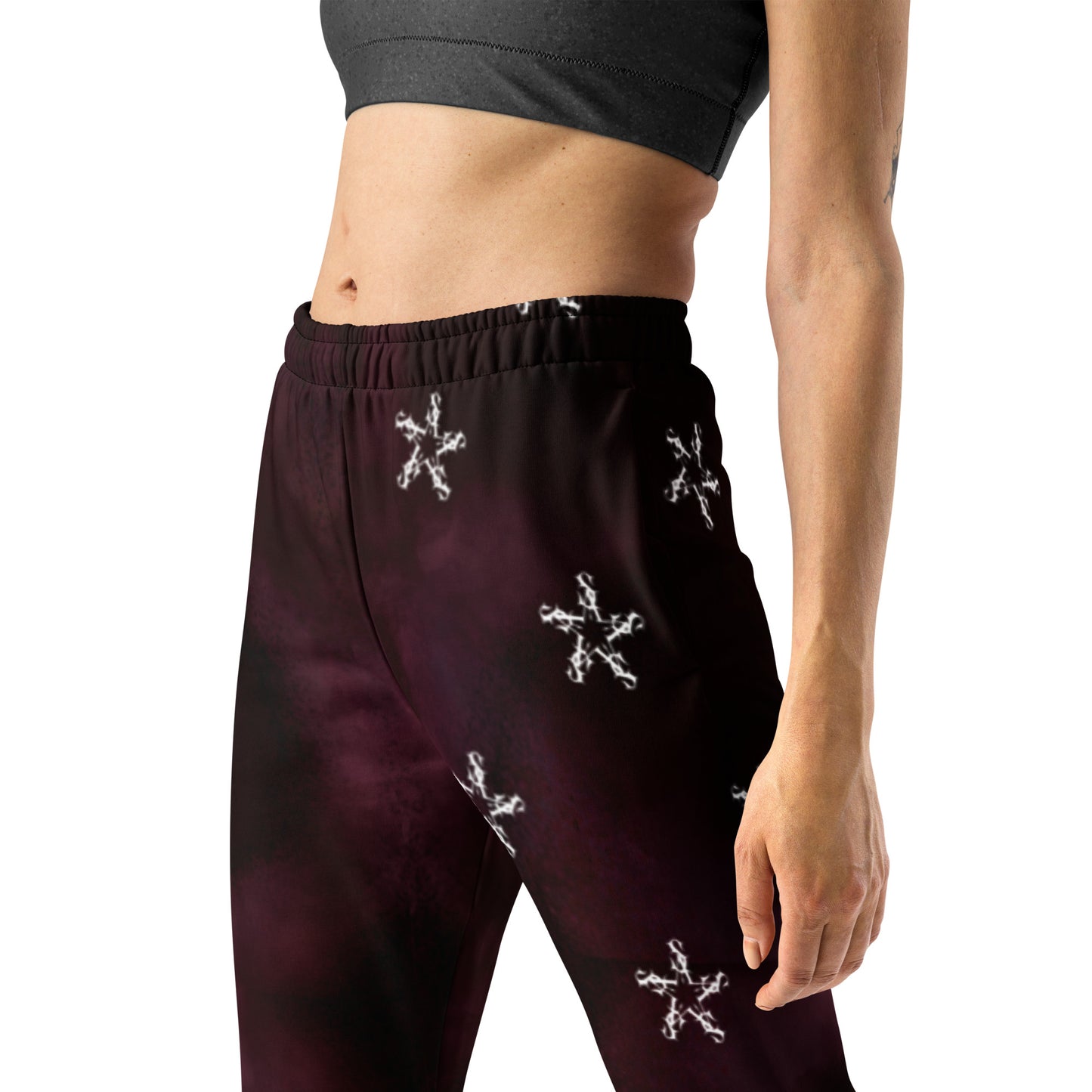 Women's Joggers - Burgundy