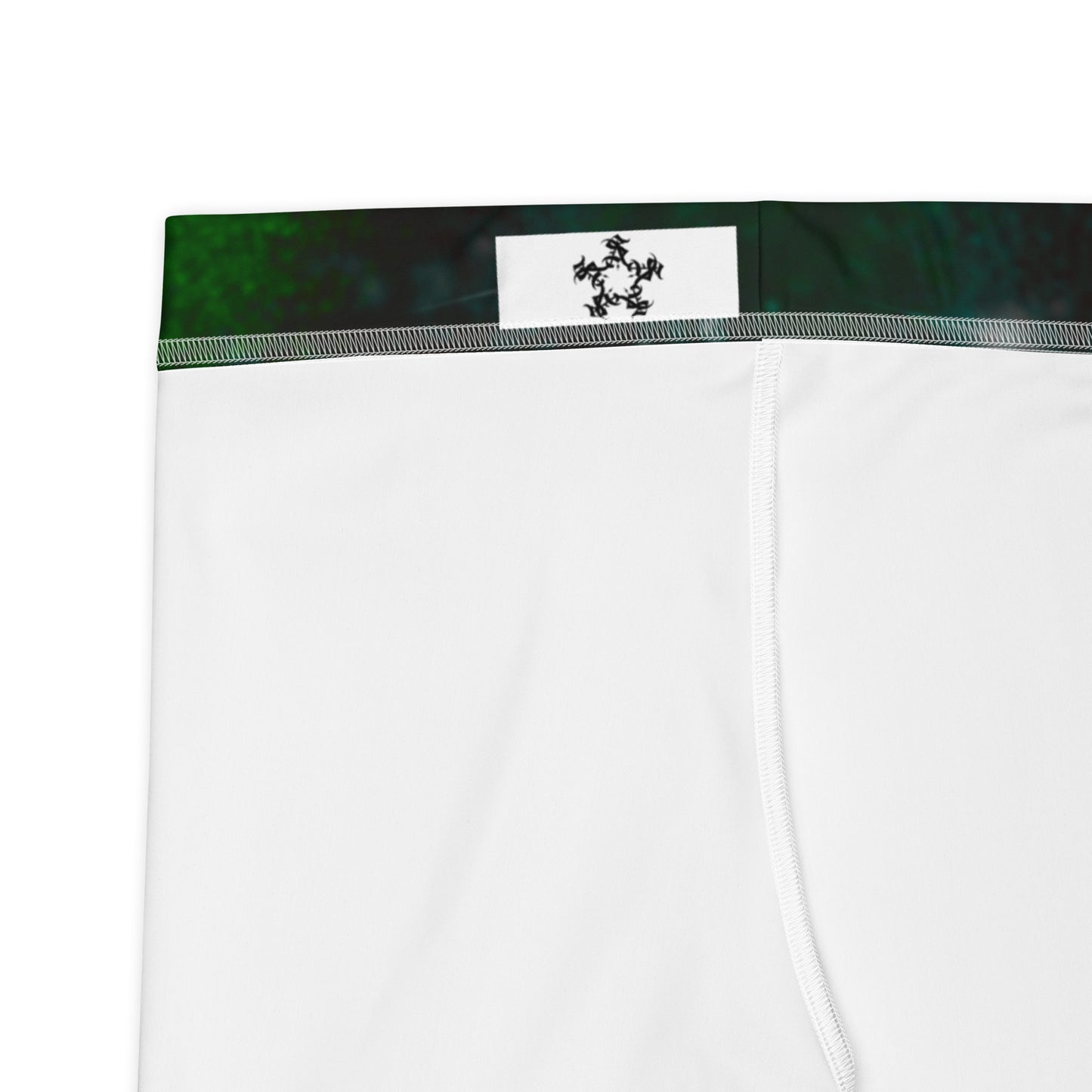 Yoga Shorts “Green Cosmos”