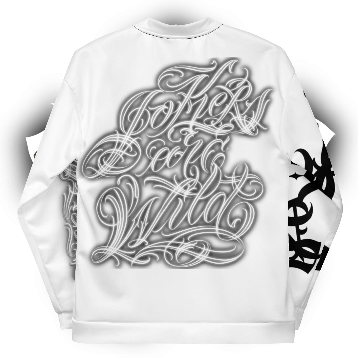 Bomber Jacket -White- “Jokers are Wild”