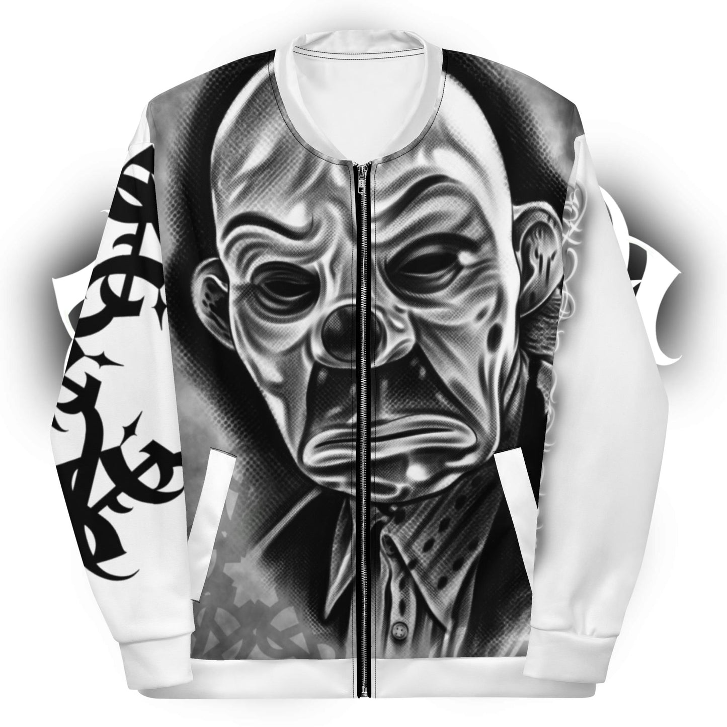 Bomber Jacket -White- “Jokers are Wild”