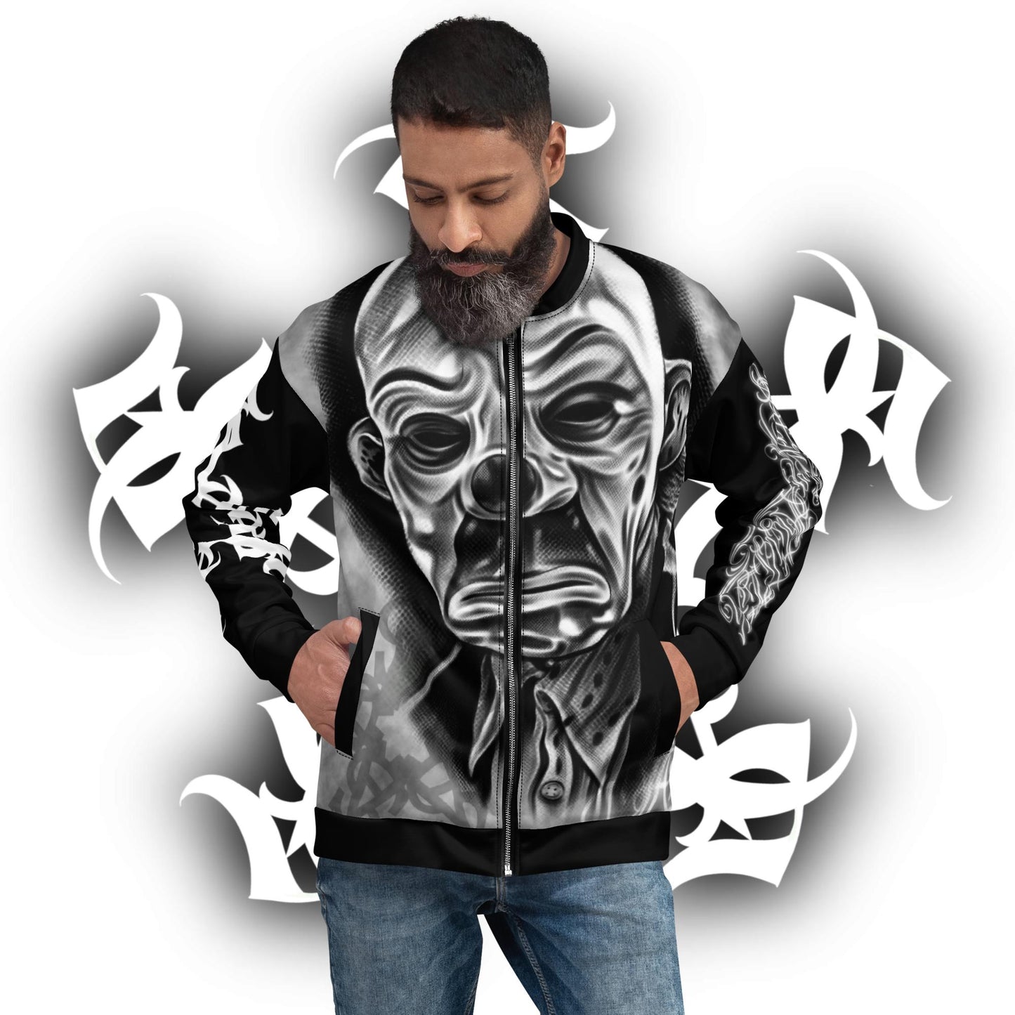 Bomber Jacket - Blk- “Jokers are Wild”