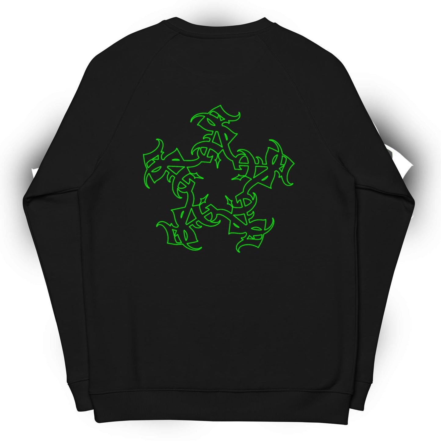 Organic Raglan Sweatshirt “strictly Business”