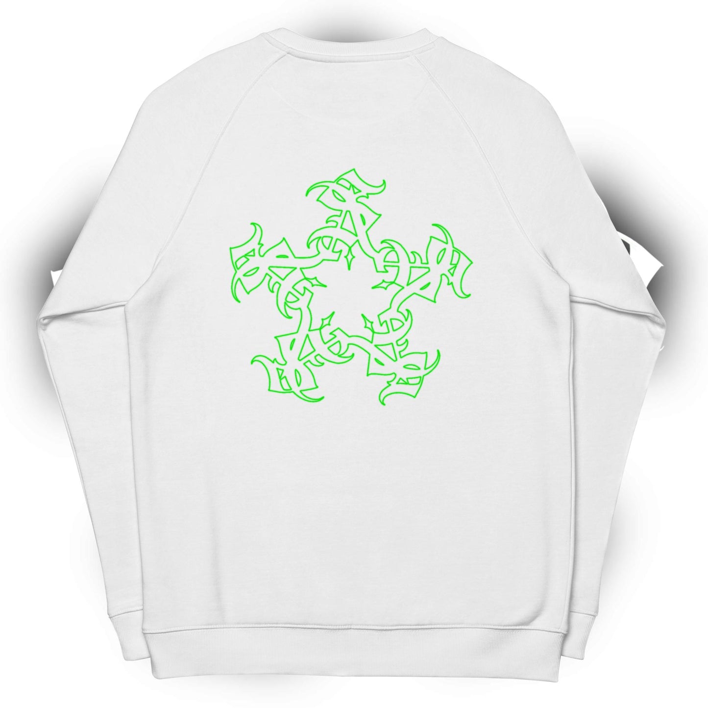Organic Raglan Sweatshirt “strictly Business”
