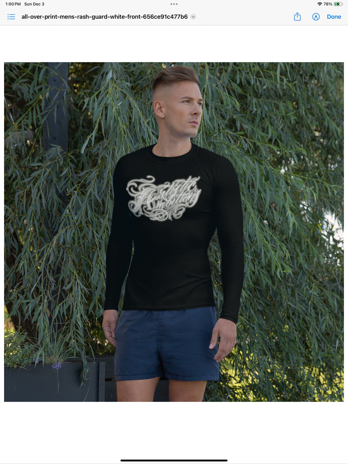 Rash Guard “Artistic Ambitions”