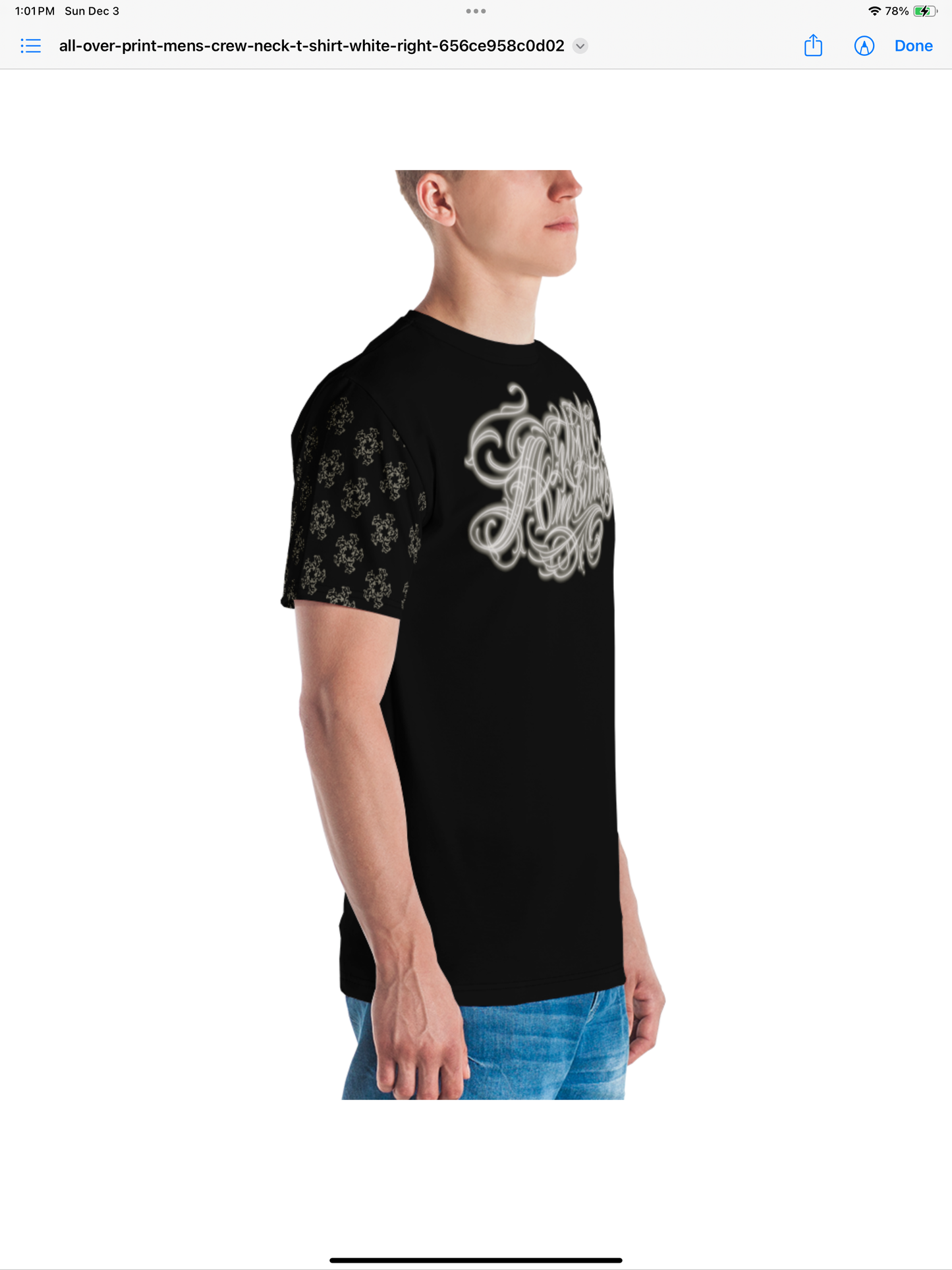 Lightweight T  “artistic ambitions”