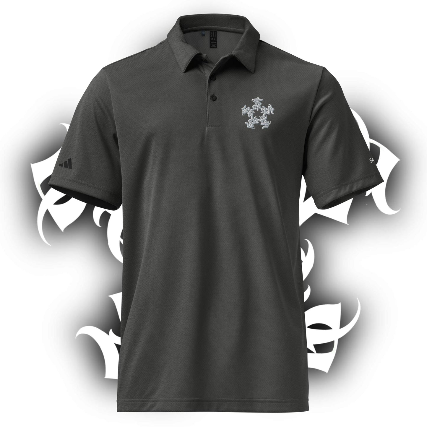 adidas space-dyed polo SAInk Star