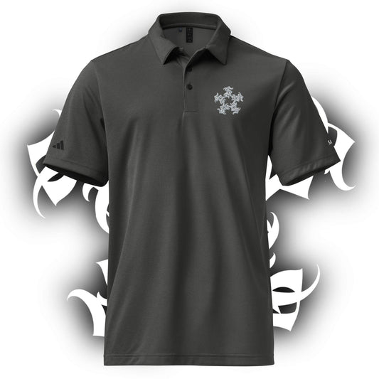 adidas space-dyed polo SAInk Star