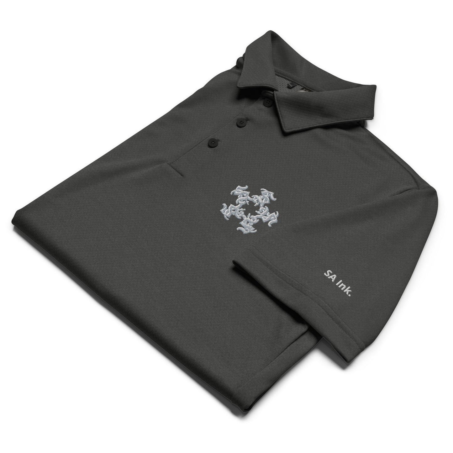 adidas space-dyed polo SAInk Star