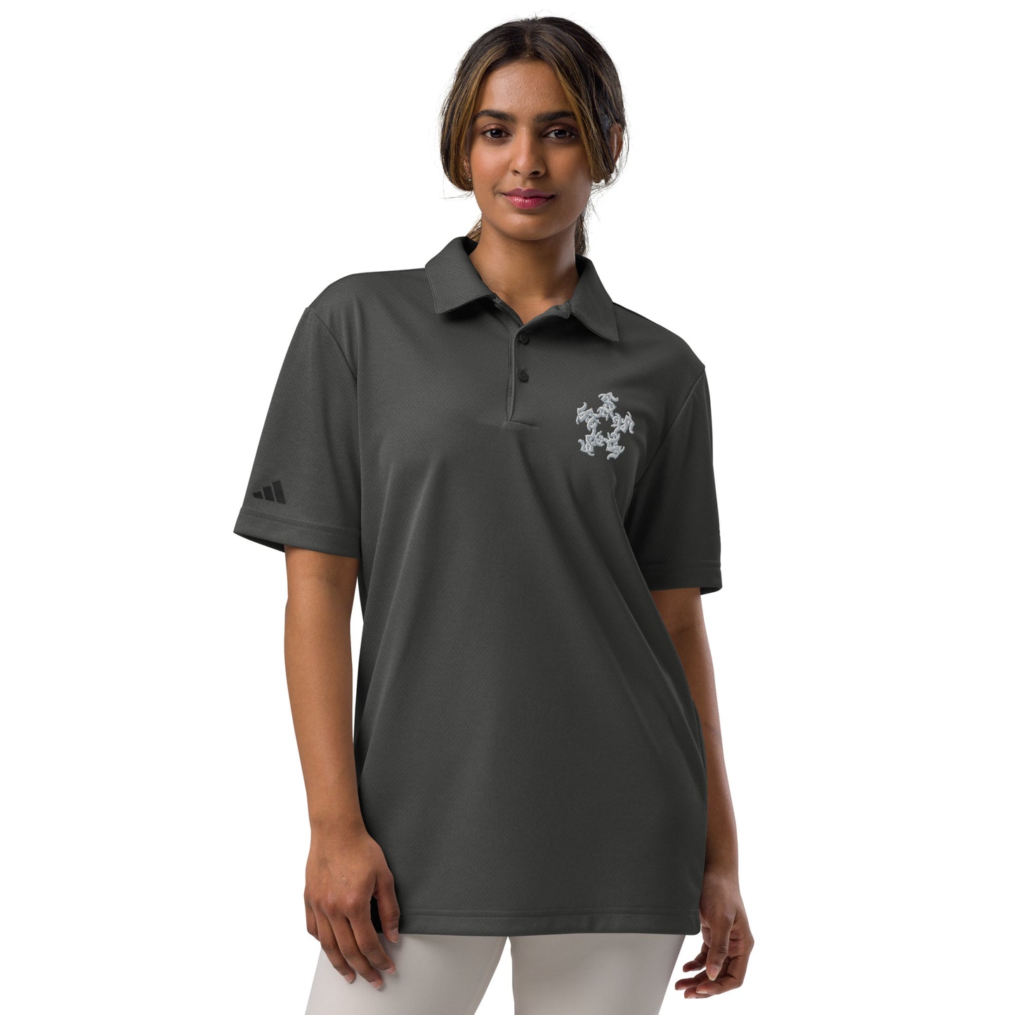 adidas space-dyed polo SAInk Star