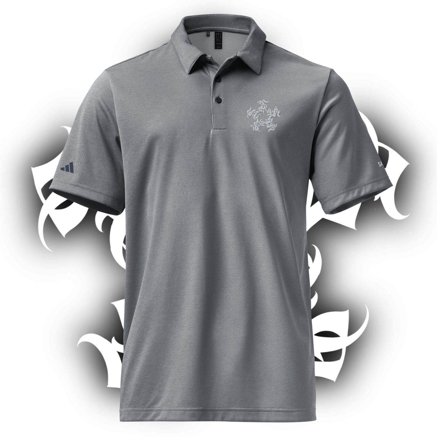 adidas space-dyed polo SAInk Star