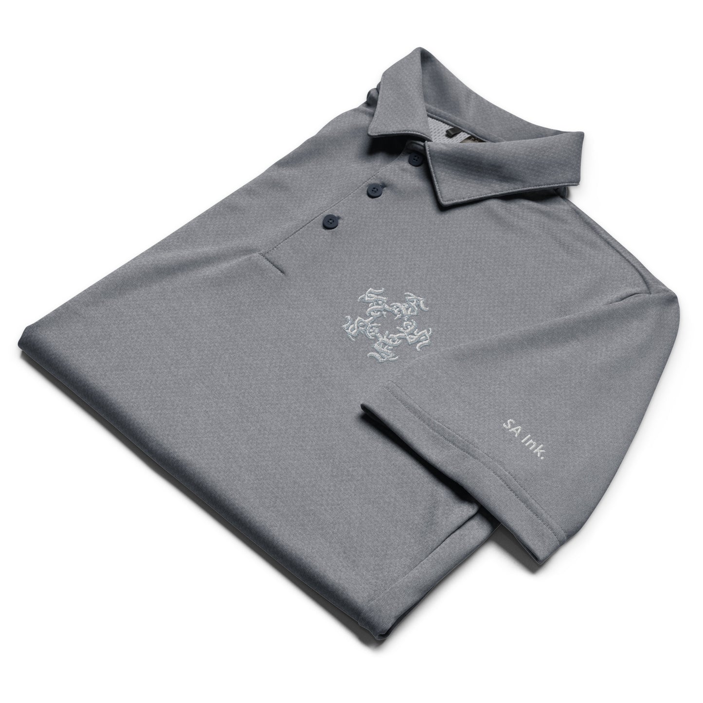 adidas space-dyed polo SAInk Star