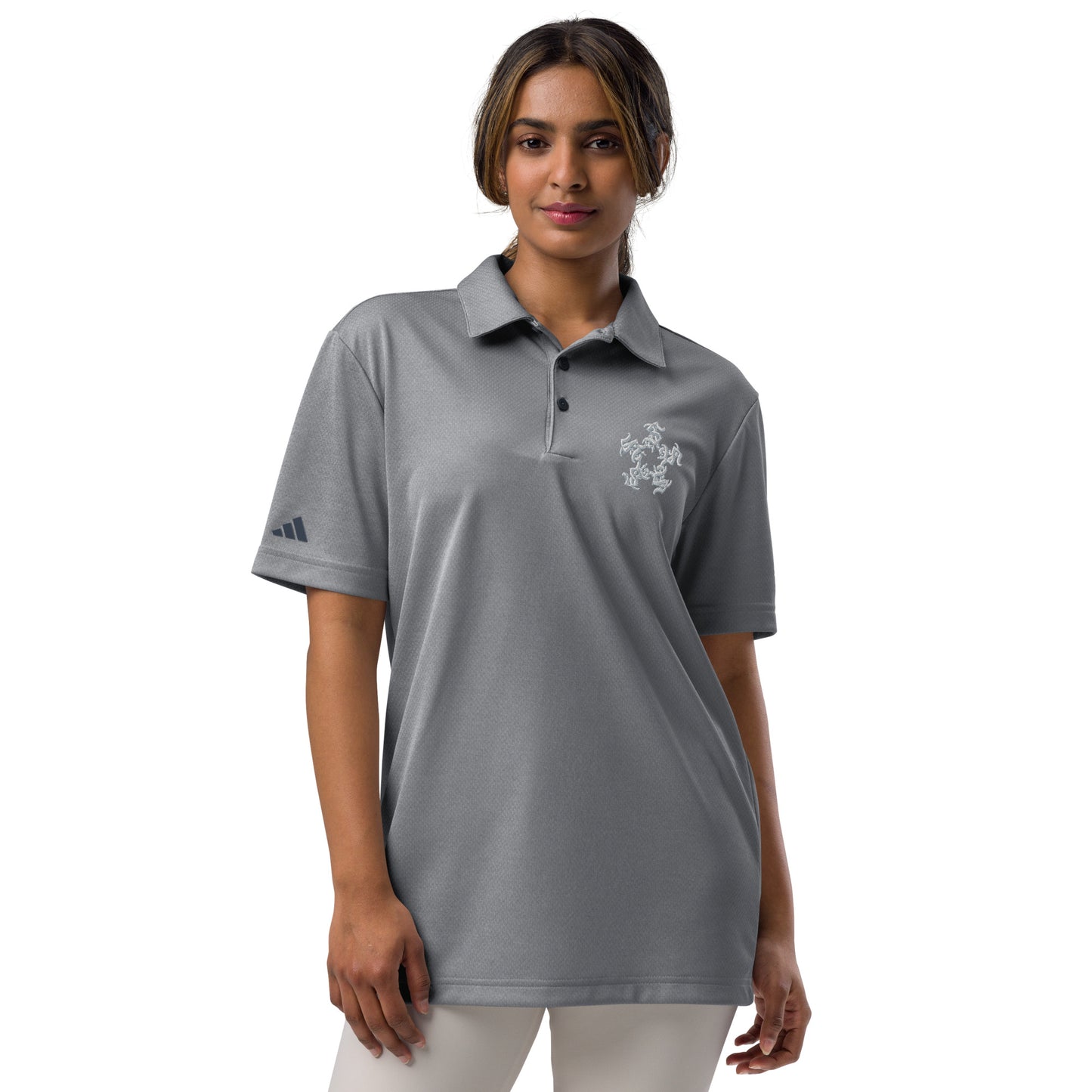 adidas space-dyed polo SAInk Star