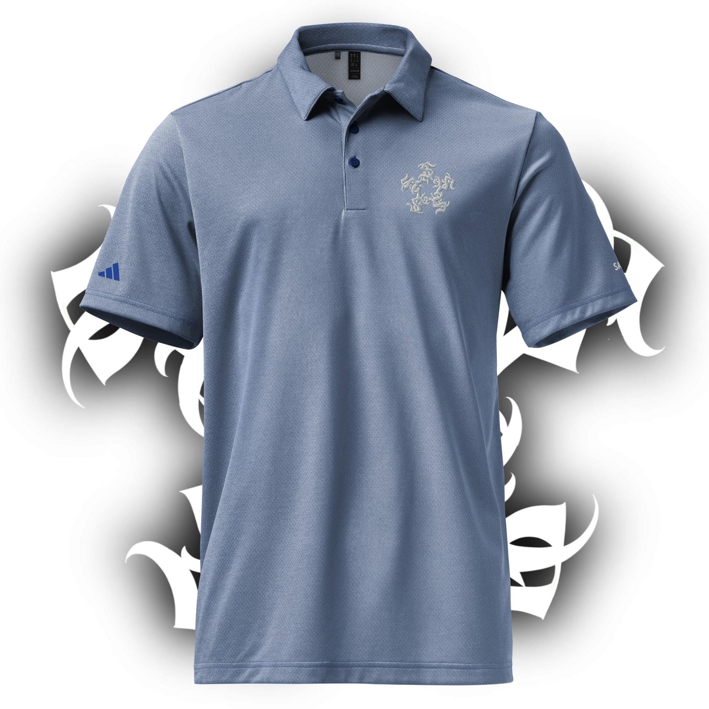 adidas space-dyed polo SAInk Star