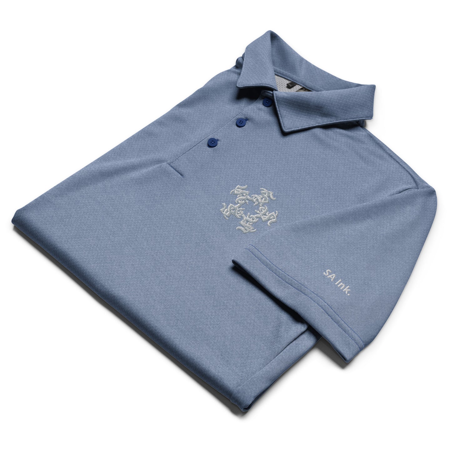 adidas space-dyed polo SAInk Star