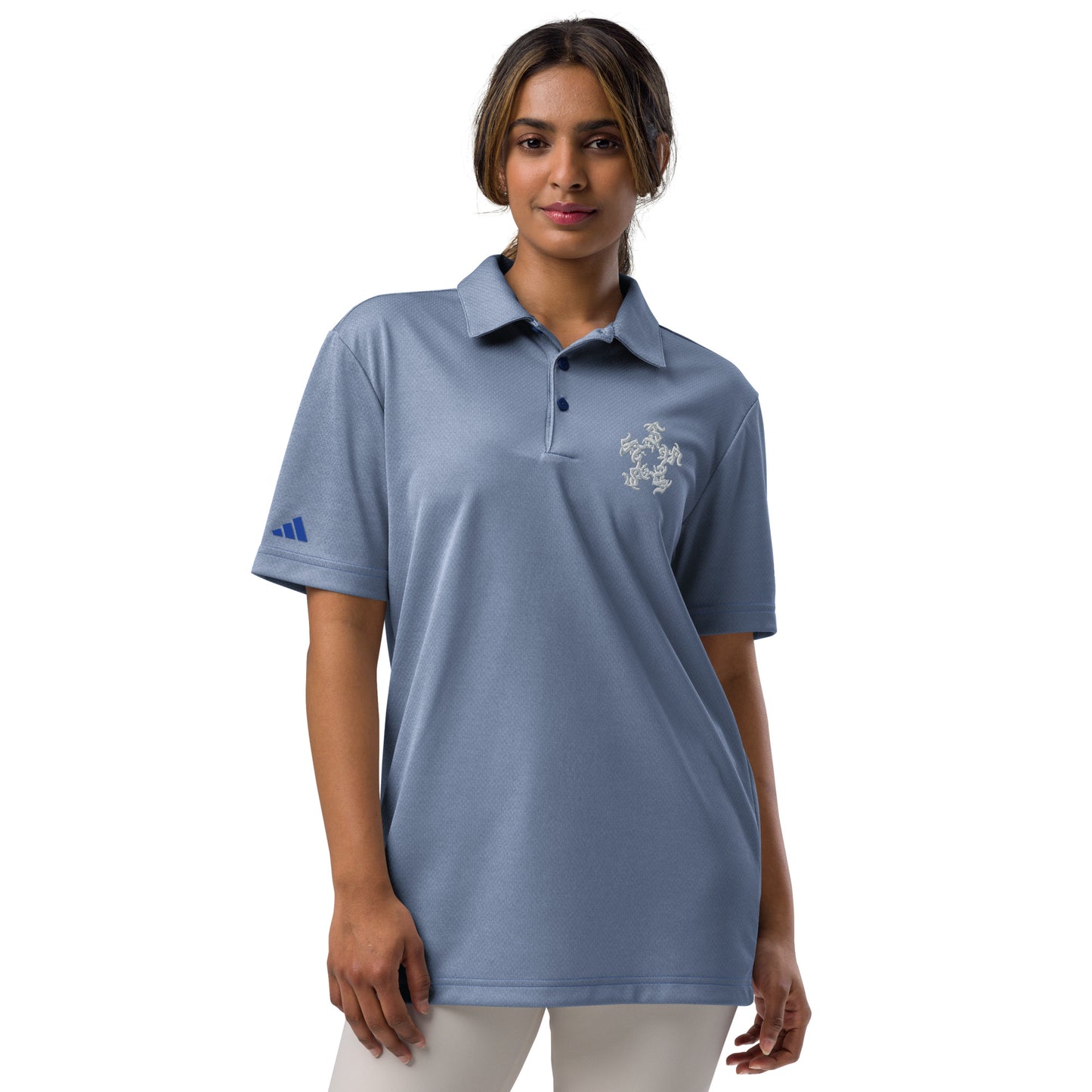 adidas space-dyed polo SAInk Star