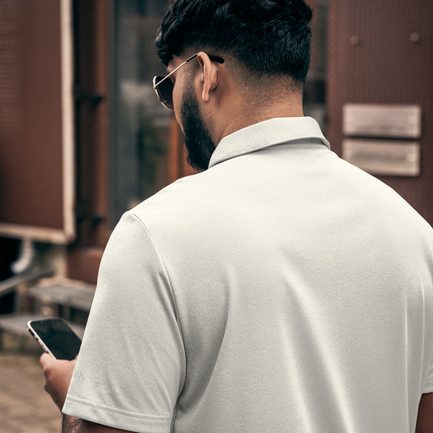 adidas space-dyed polo SAInk Star