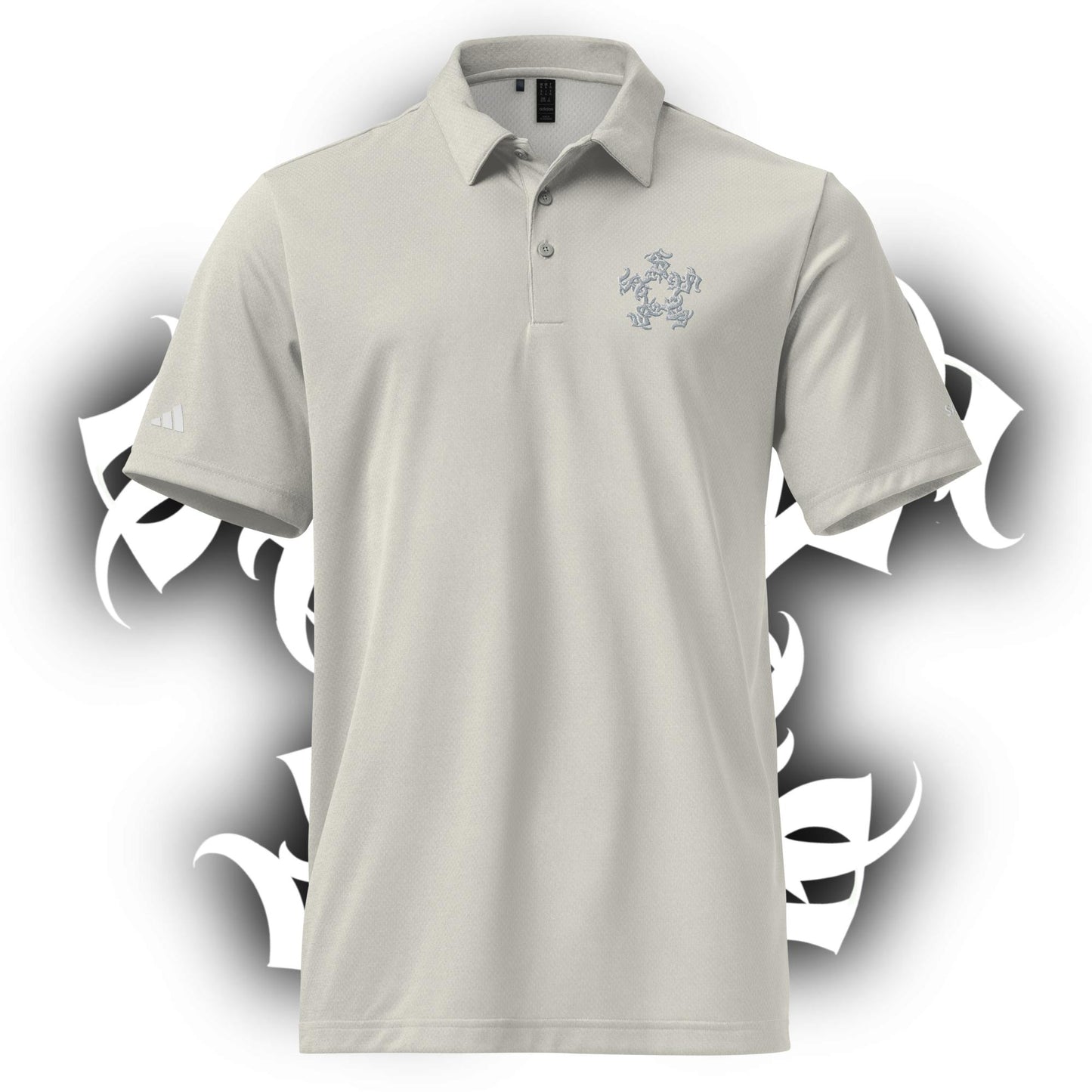 adidas space-dyed polo SAInk Star
