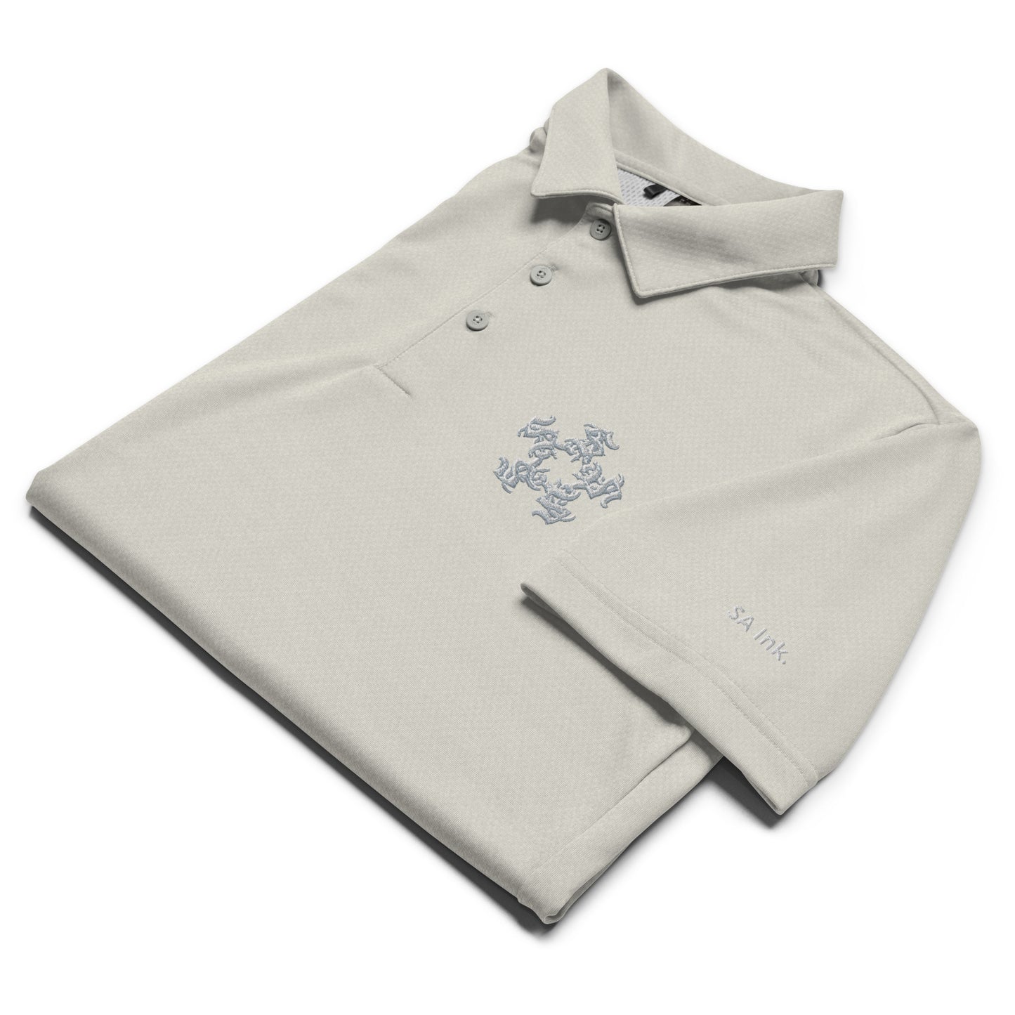 adidas space-dyed polo SAInk Star