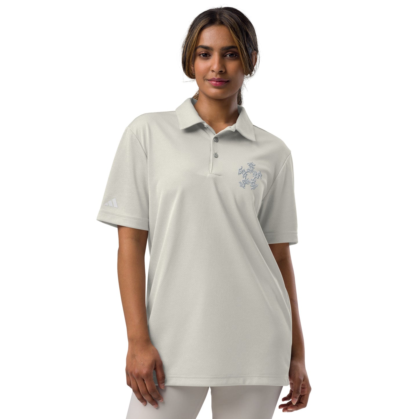 adidas space-dyed polo SAInk Star