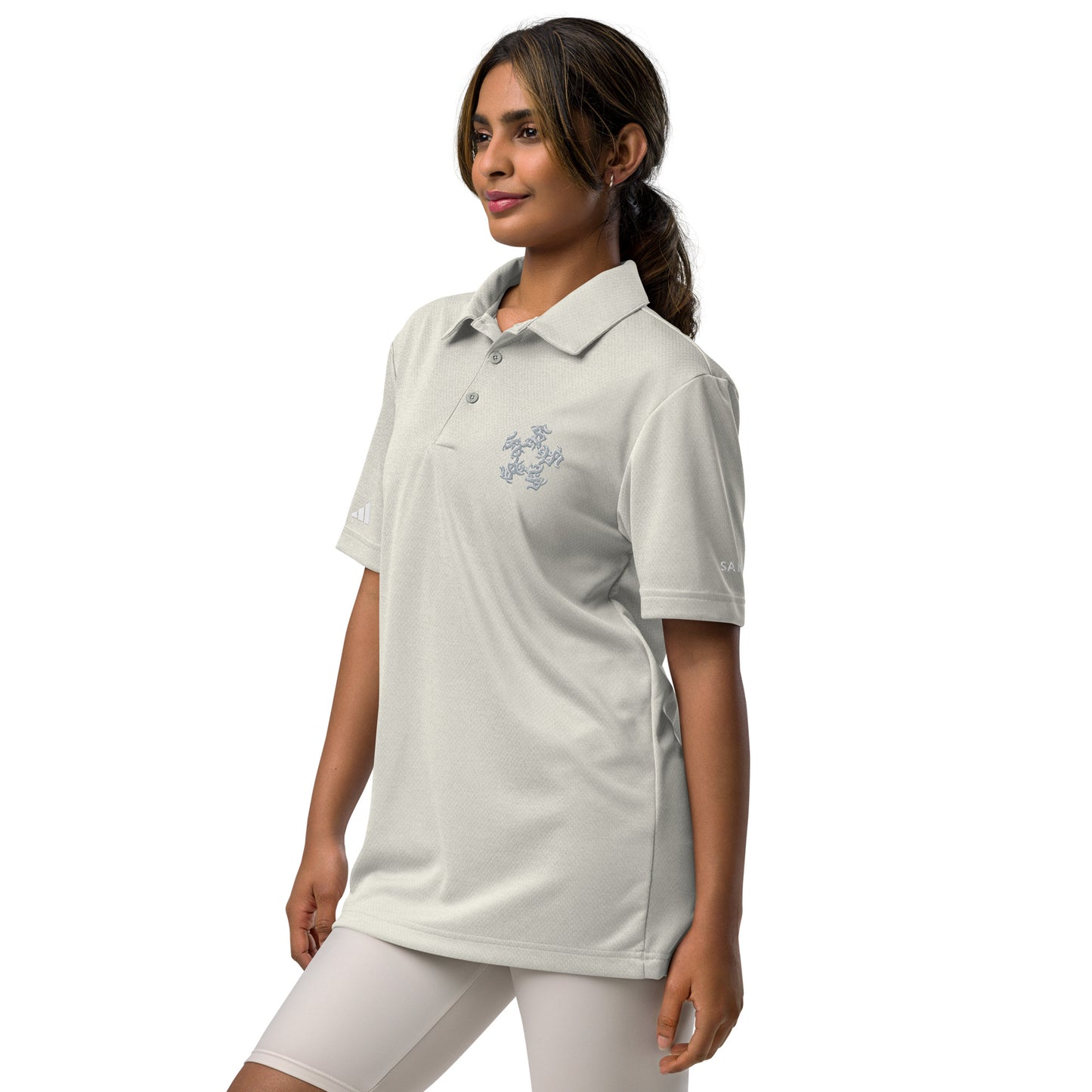 adidas space-dyed polo SAInk Star
